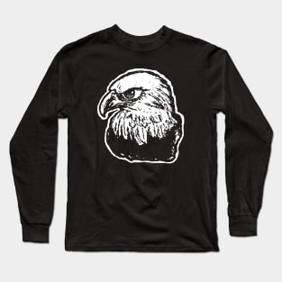 Manga Eagle (white print) Long Sleeve T-Shirt